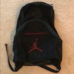 Air Jordan mesh backpack